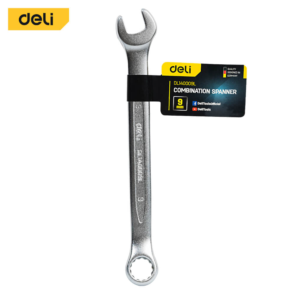 ประแจปากตาย DELI EDL140009L-SL-01 9มม_0